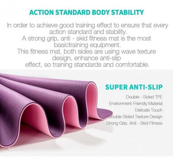 Double Sided Non-Slip Yoga Mat