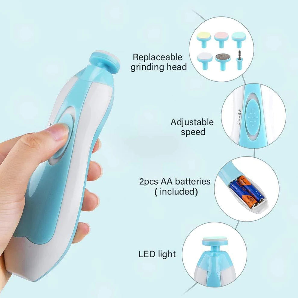 🎁Premium LED Baby Nail Trimmer Set -For Babies and Kids🎅